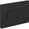 Кнопка CERSANIT ACCENTO SQUARE для AQUA 50 пневматическая пластик черный матовый 63838