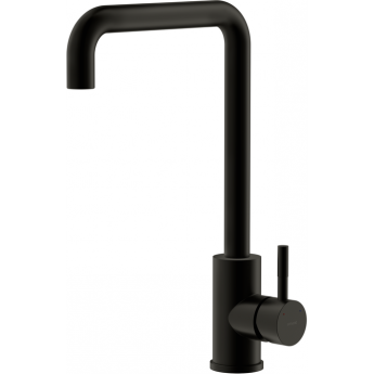 Смеситель CERSANIT для кухни COMO однорычажный с п-образным изливом, черный