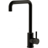 Смеситель CERSANIT для кухни COMO однорычажный с п-образным изливом, черный 68246