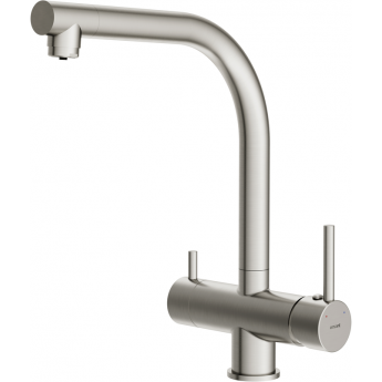 Смеситель CERSANIT для кухни CREA однорычажный с фильтром, никель