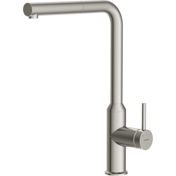 Смеситель CERSANIT для кухни FLAVIS однорычажный с выдвижным изливом, никель