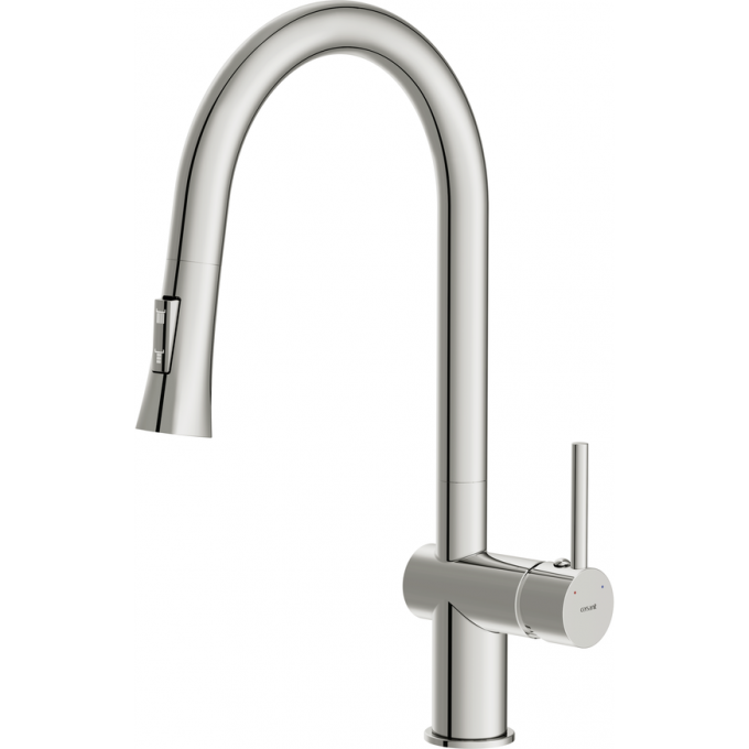 Смеситель CERSANIT для кухни MELAR однорычажный с выдвижным изливом, хром 68227