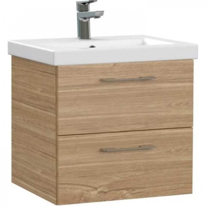 Тумба CERSANIT под раковину подвесная LARA 50 орех 64132