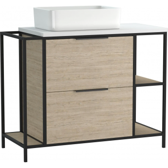 Тумба под раковину CERSANIT BOSQUET 100 63013 дуб