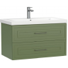 Тумба под раковину CERSANIT CLASSIC , 80 см, подвесная, зеленая матовая 69092