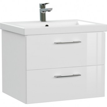 Тумба под раковину подвесная CERSANIT LARA 60 белый