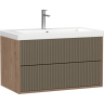 Тумба подвесная CERSANIT CLASSIC RIBBLE 80 коричневый 69280